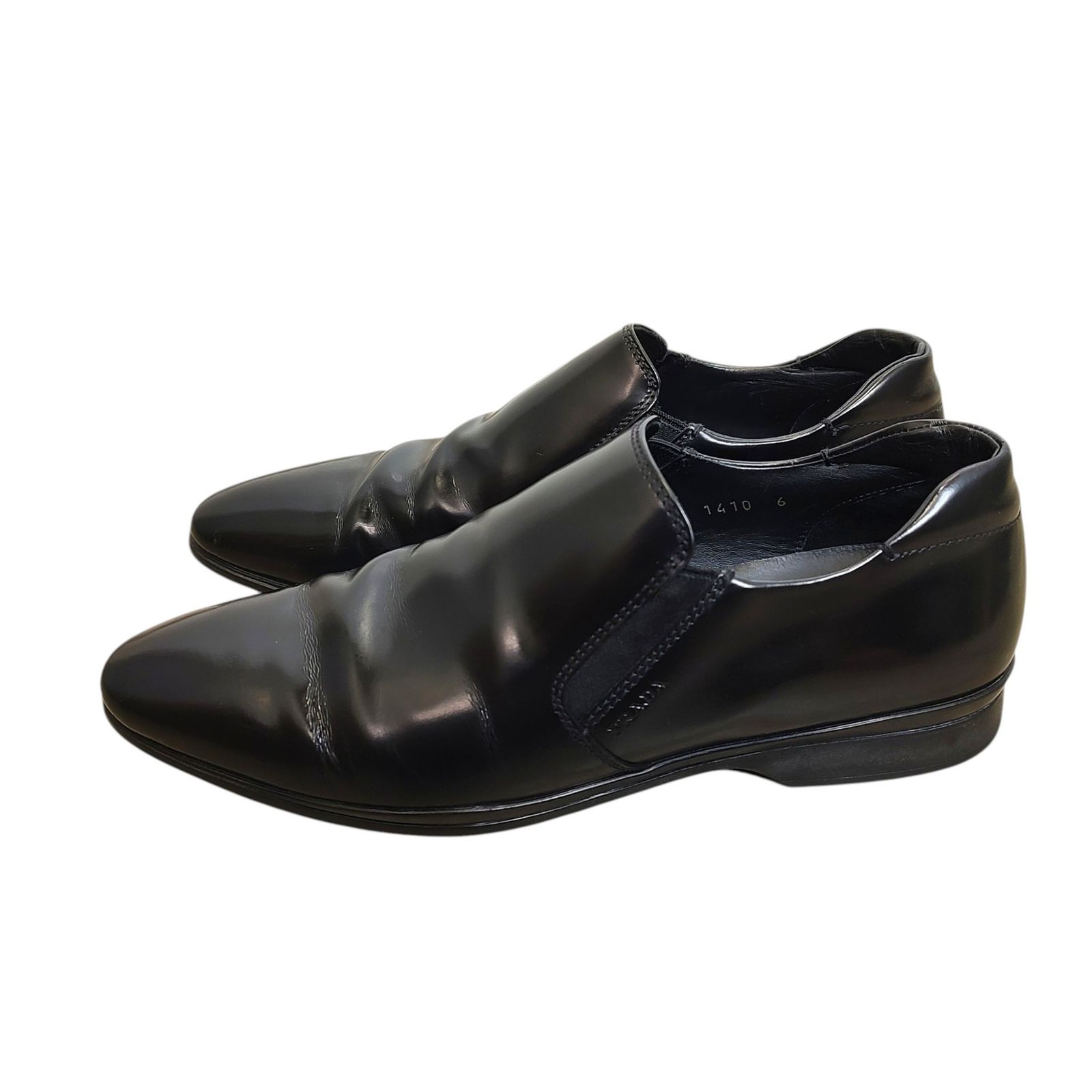 PRADA プラダ レザー ローファー スリッポン シューズ 1410 UK6 