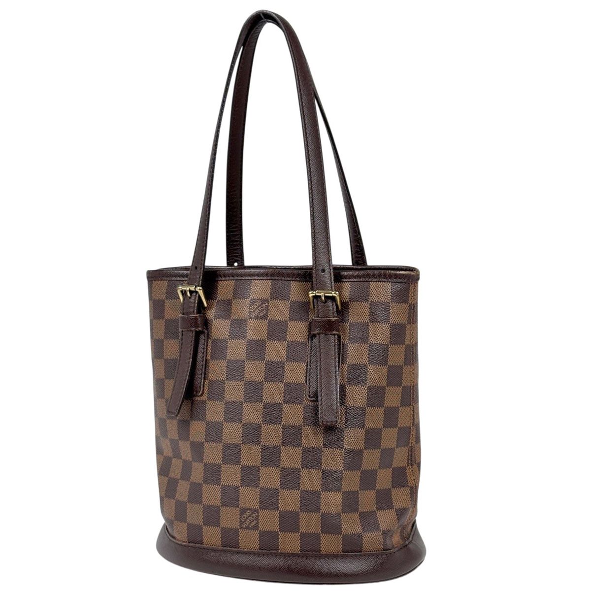 ルイ・ヴィトン Louis Vuitton マレ ハンドバッグ バケット ショルダー トートバッグ ダミエ ブラウン N42240 レディース 【中古】