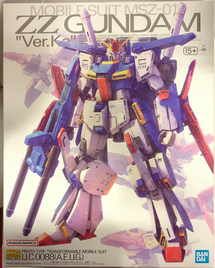 BANDAI SPIRITS MG 機動戦士ガンダムZZ MSZ-010 ダブルゼータガンダム Ver.Ka/15+表記