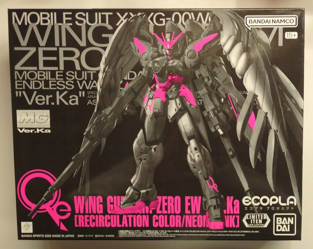 BANDAI SPIRITS MG/エコプラプロジェクト 1/100 新機動戦記ガンダムW Endless Waltz ウイングガンダムゼロ EW Ver.Ka リサーキュレーションカラー/ネオンピンク