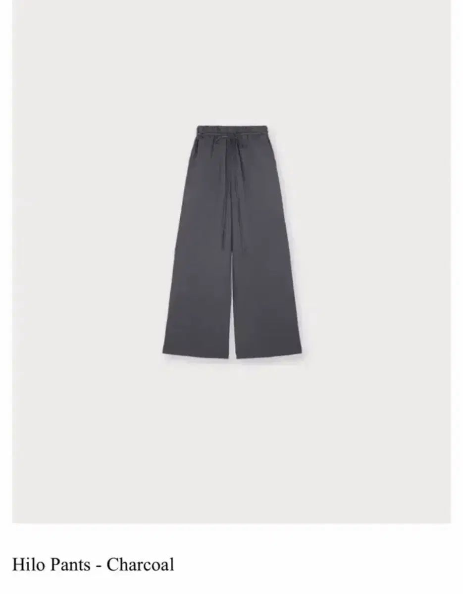 ONT ヒールパンツ ロング チャコール