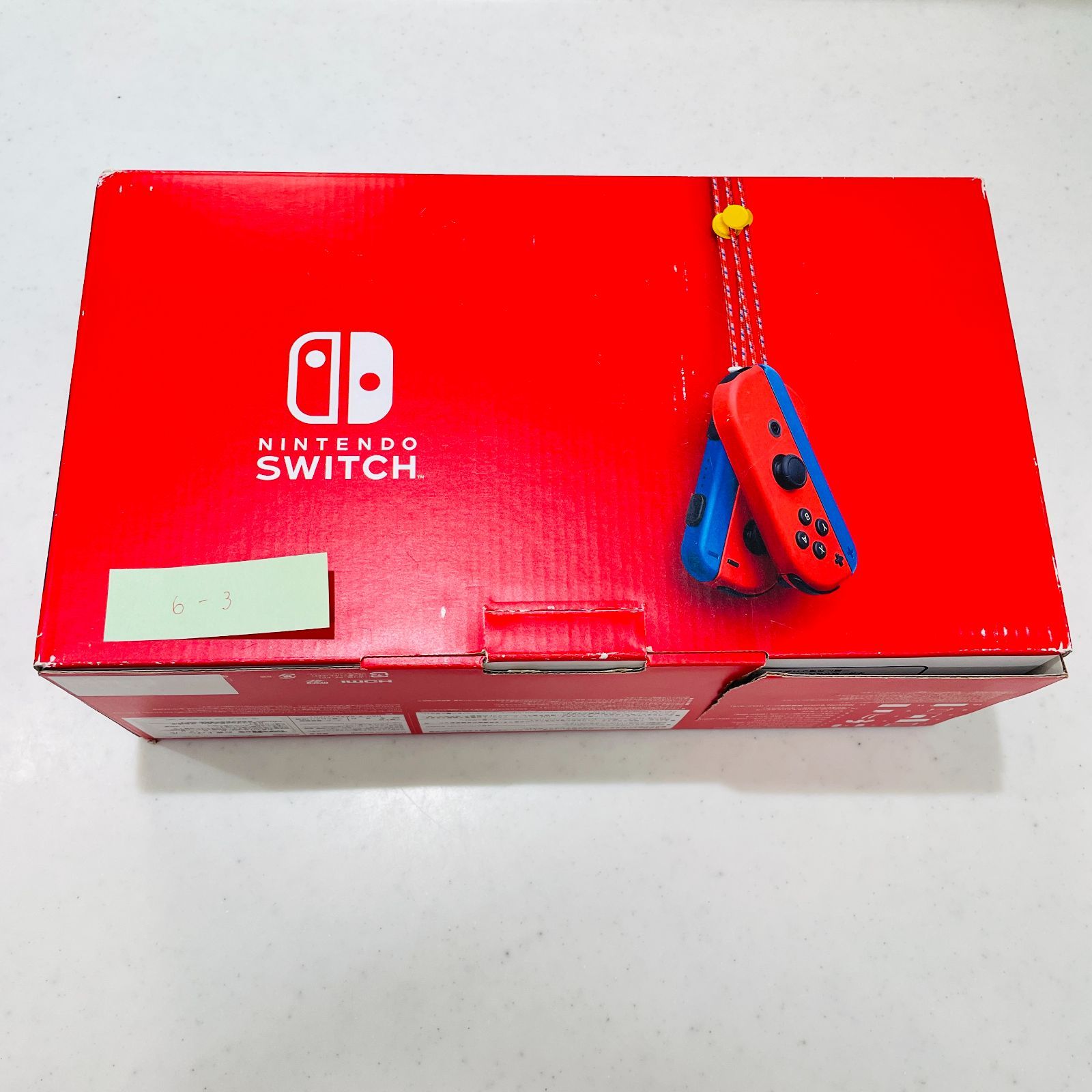 【キャリングケース付】Nintendo Switch 本体 レッド【箱なし】 Nintendo Switch マリオレッド×ブルー セット 本体 付属品完備