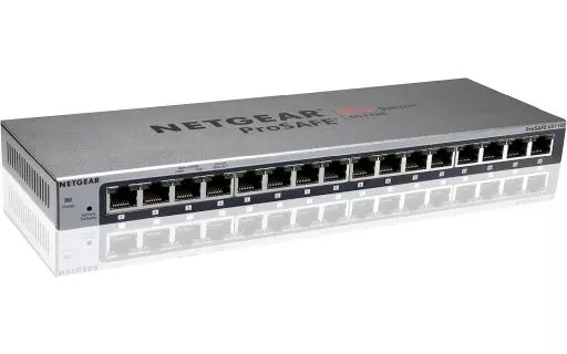 【中古】PCハード NETGEAR 16ポートギガビット イーサネット スイッチングハブ[GS116E-200JPS]