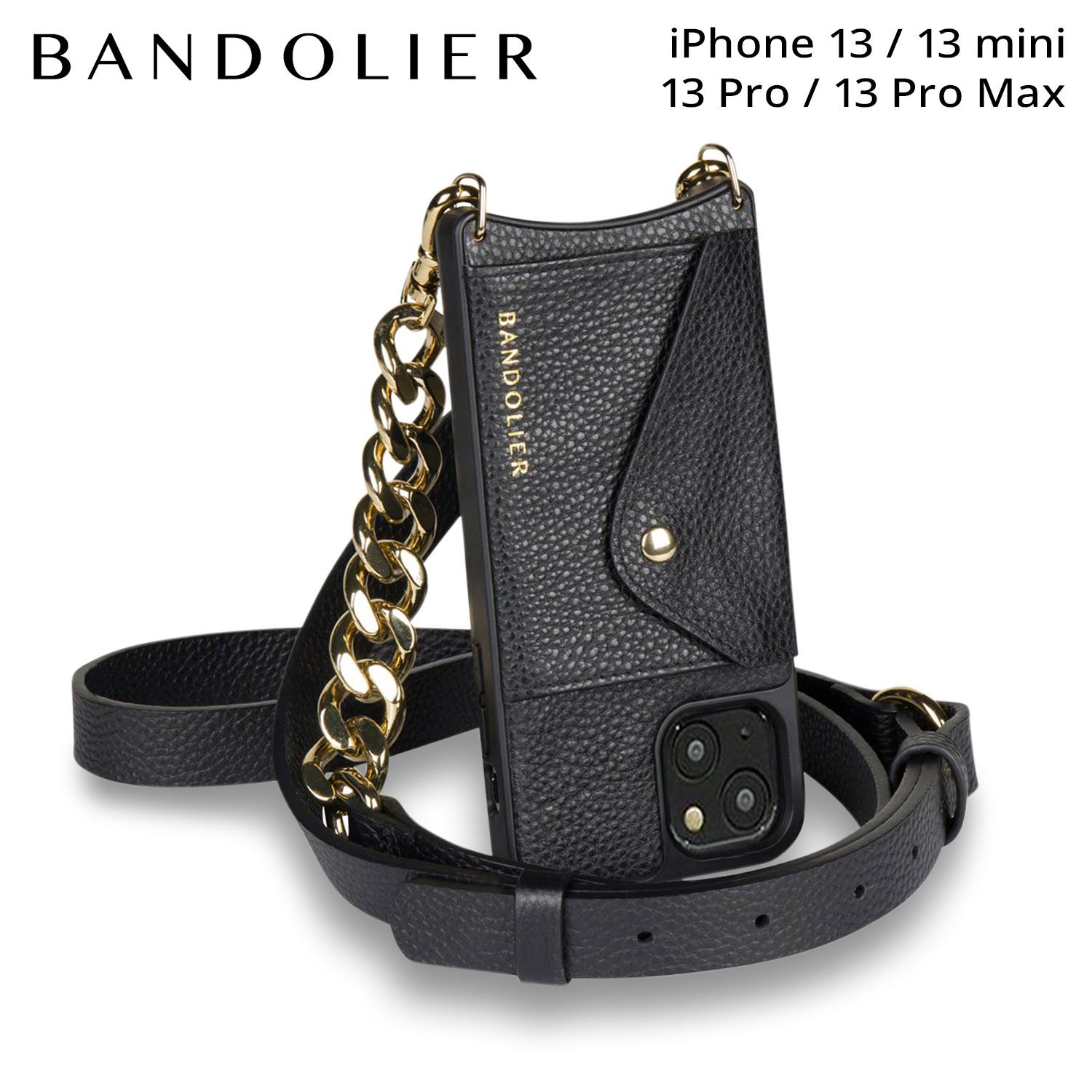 BANDOLIER バンドリヤー スマホショルダー スマホケース iPhone 13 13 mini 13 13 Pro Pro Max シャーロット サイドスロット