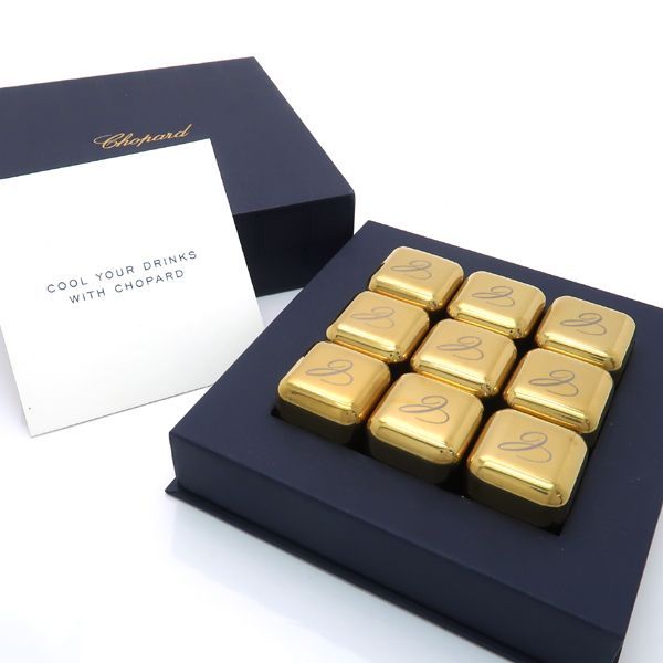 Chopard アイスキューブ ゴールドカラー 9P 箱 ショパール ◇送料込