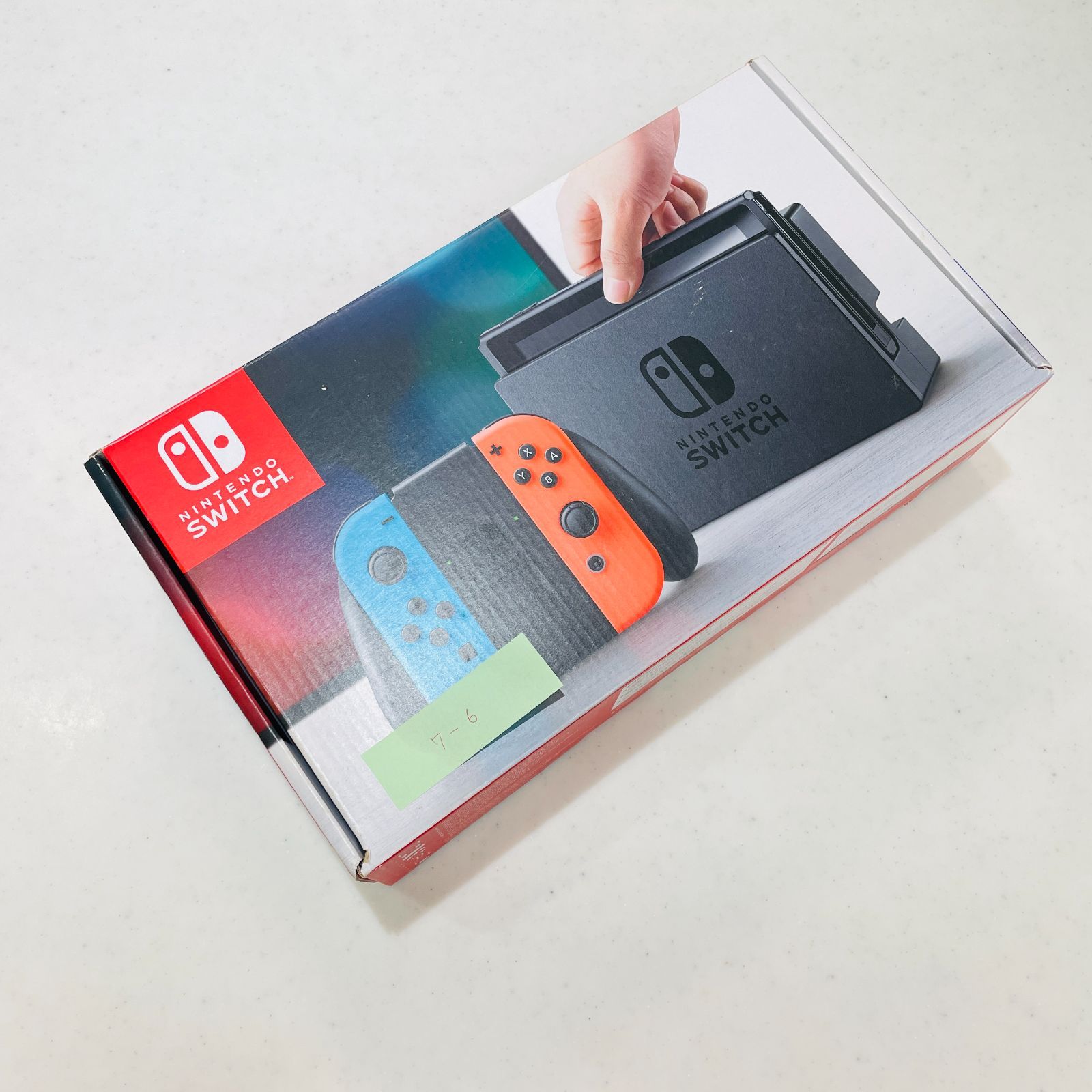 Nintendo Switch 本体 初期型V1【確実未対策機】ネオンブルー ネオン