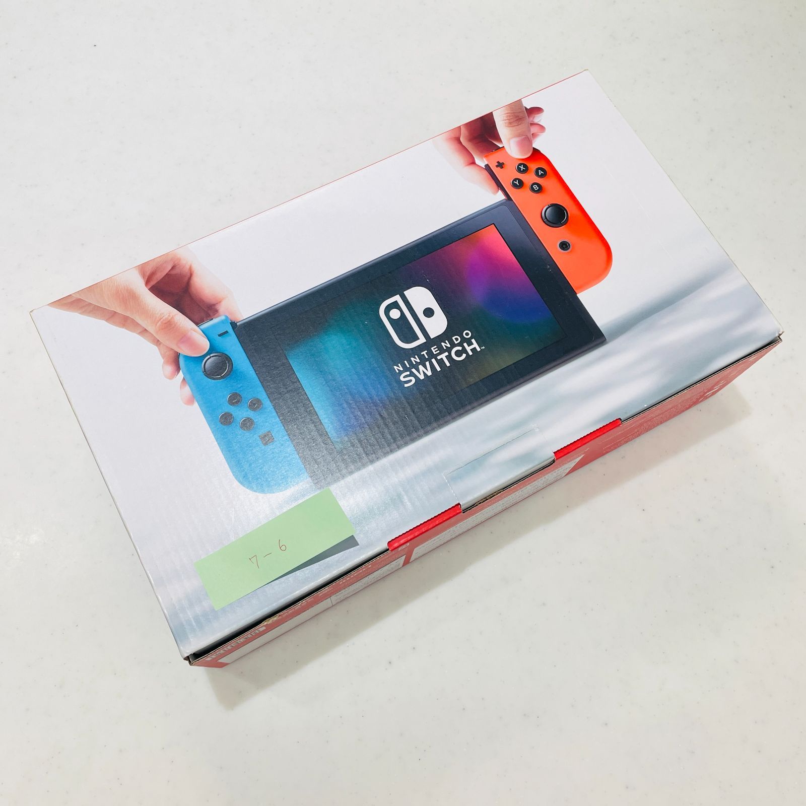 Nintendo Switch 本体 初期型V1【確実未対策機】ネオンブルー ネオン