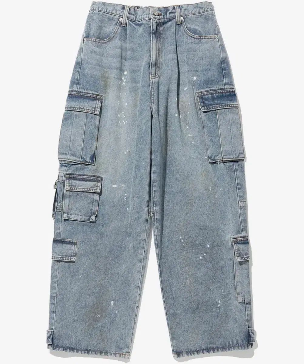 NOT4NERD Dirty Wash Multi Cargo Denim Pants - メルカリ