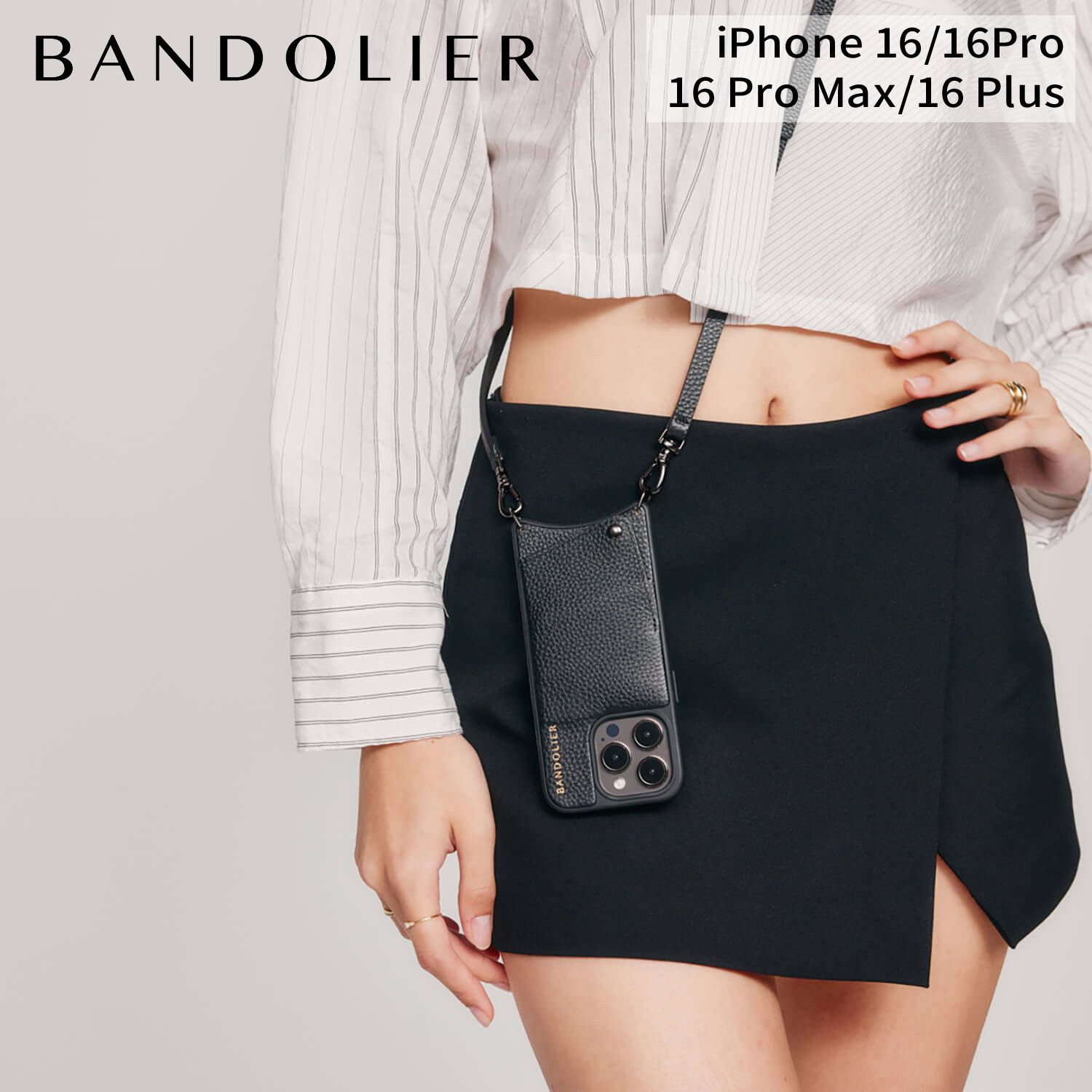 新品】BANDOLIER iPhone 16/16 Pro スマホショルダー - メルカリ