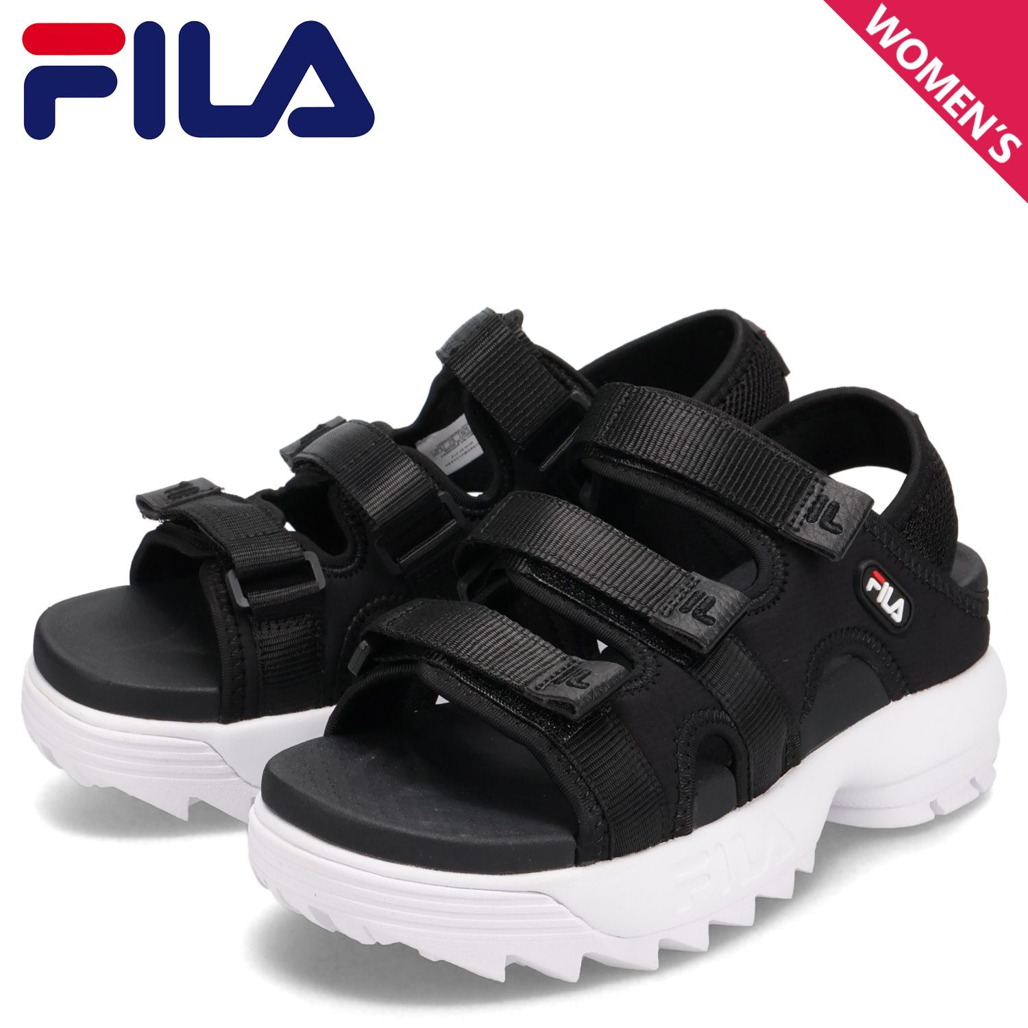 FILA フィラ スポーツサンダル ディスラプター SD レディース 厚底 DISRUPTOR SD USS23082-013