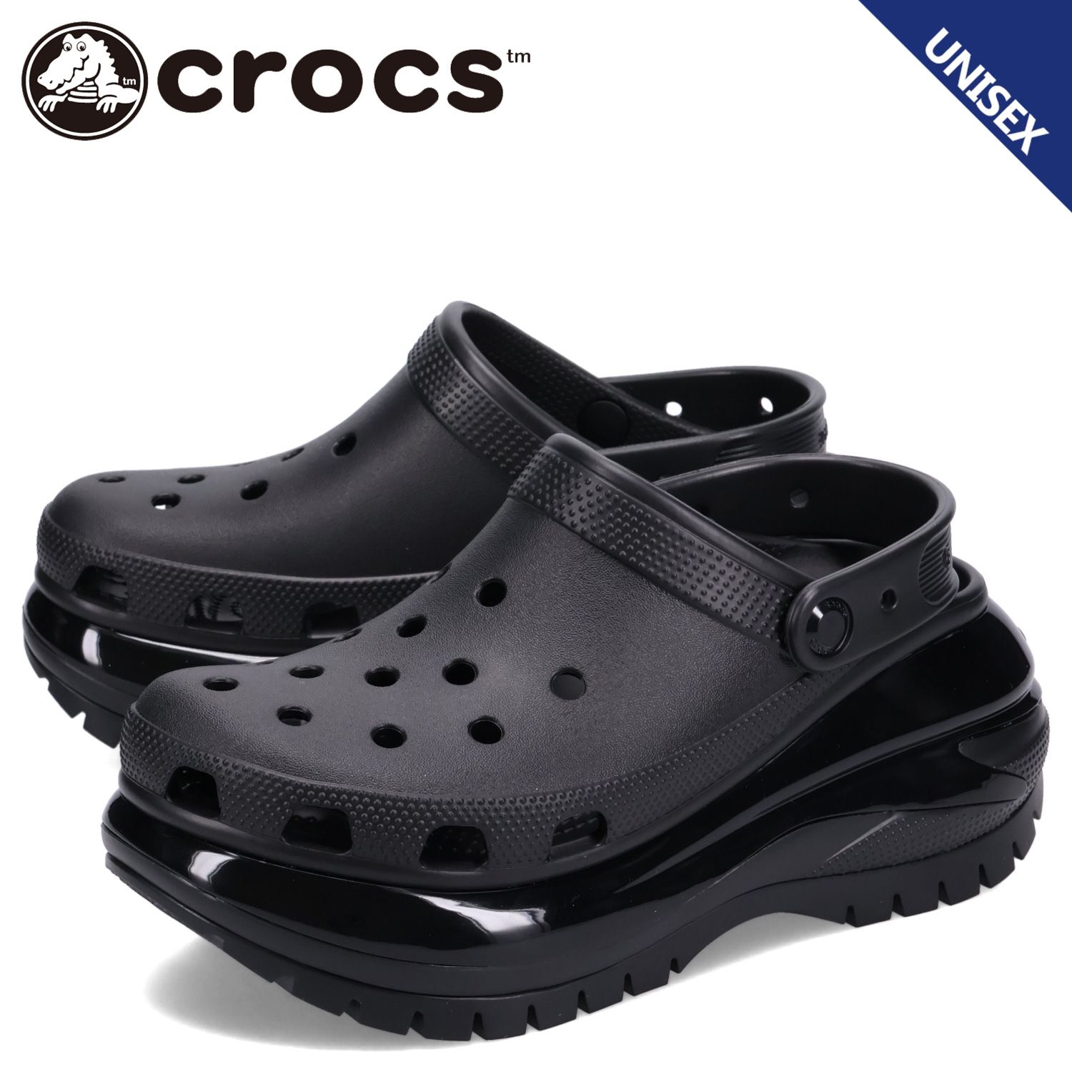 クロックス crocs サンダル クロッグ メガ クラッシュ メンズ レディース 厚底 MEGA CRUSH CLOG 207988