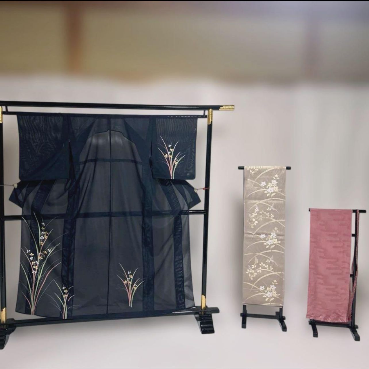 感謝価格】東レ 絽 紗 訪問着 フルセット 夏紗袋帯 夏帯締め 夏帯揚げ