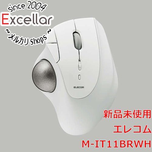 [bn:15] ELECOM　Bluetooth5.0トラックボール IST 5ボタン ベアリングモデル　M-IT11BRWH　ホワイト