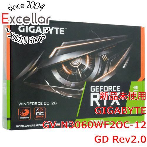 [bn:9] GIGABYTE製グラボ　GV-N3060WF2OC-12GD Rev2.0　PCIExp 12GB