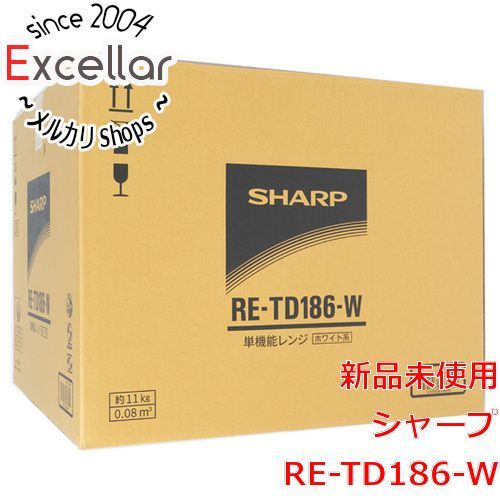 [bn:18] SHARP　単機能レンジ　RE-TD186-W　ホワイト