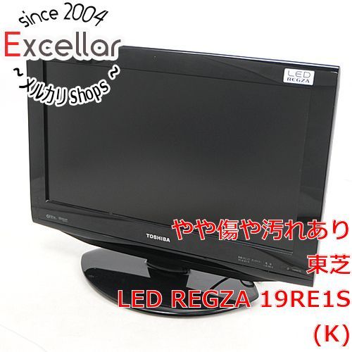 [bn:9] TOSHIBA　19V型 液晶テレビ LED REGZA　19RE1S(K)　ブラック　リモコンなし