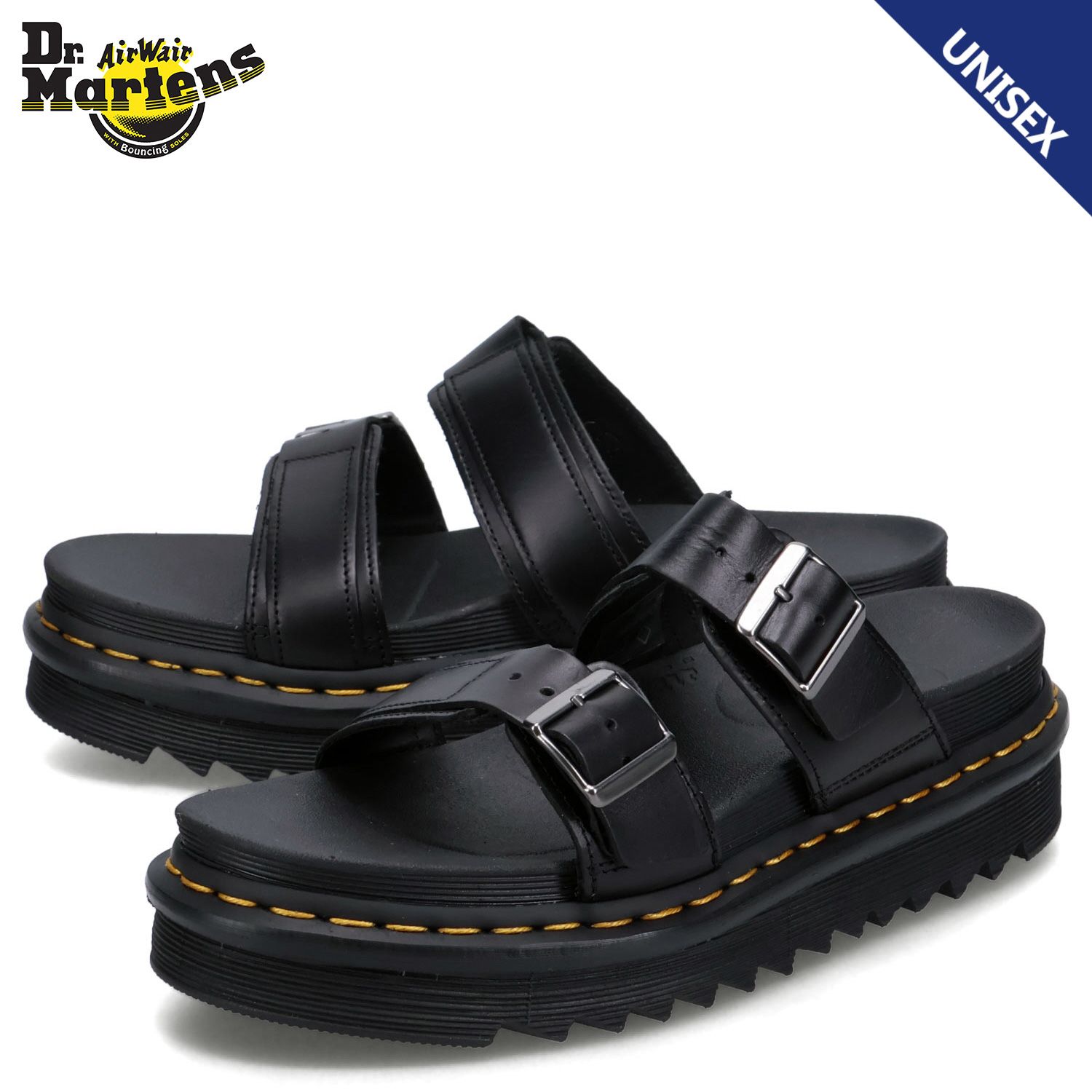 ドクターマーチン Dr.Martens スライドサンダル マイルズ メンズ レディース 厚底 MYLES 23523001