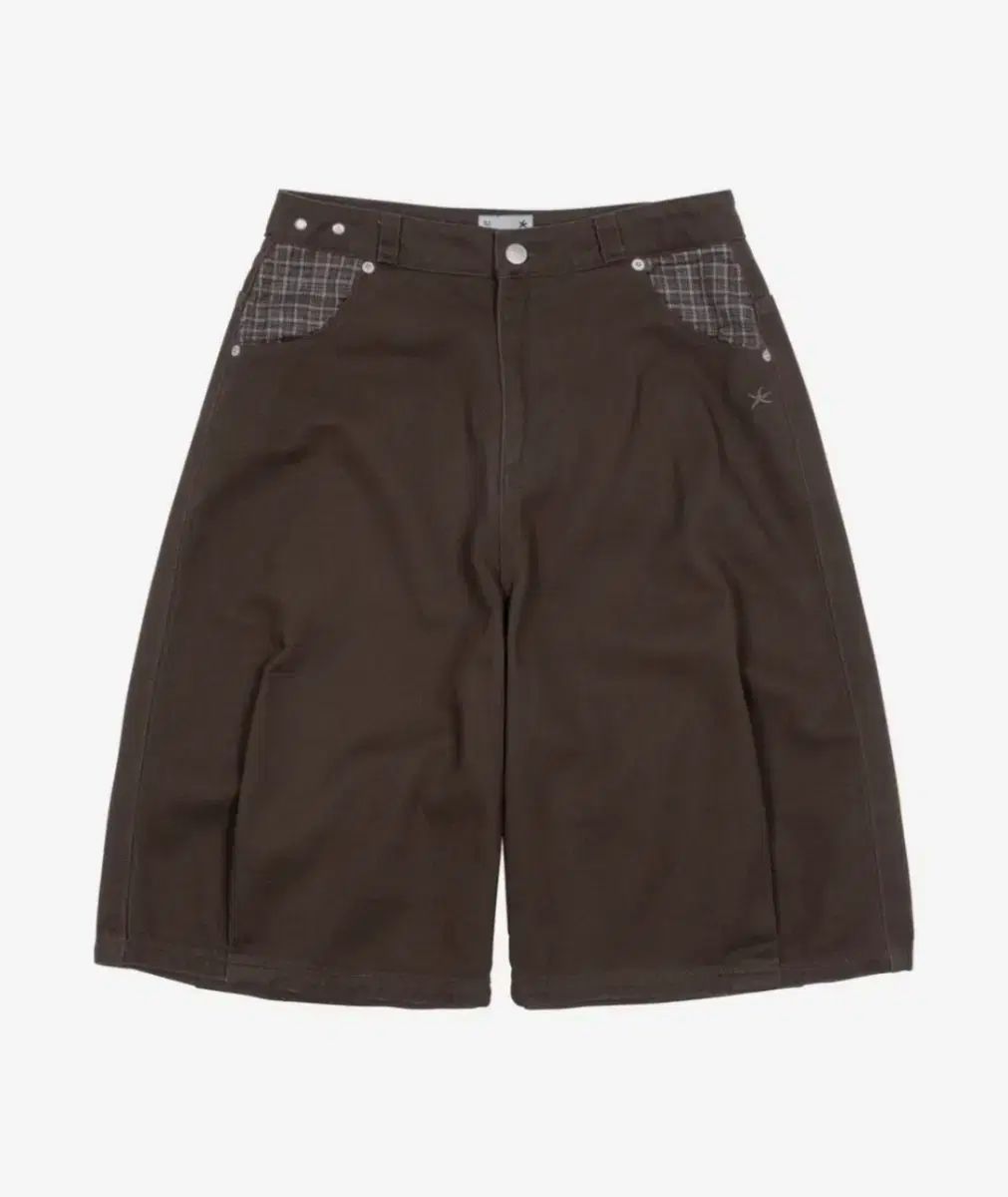 THECOLDESTMOMENT TCM check pocket half pants L