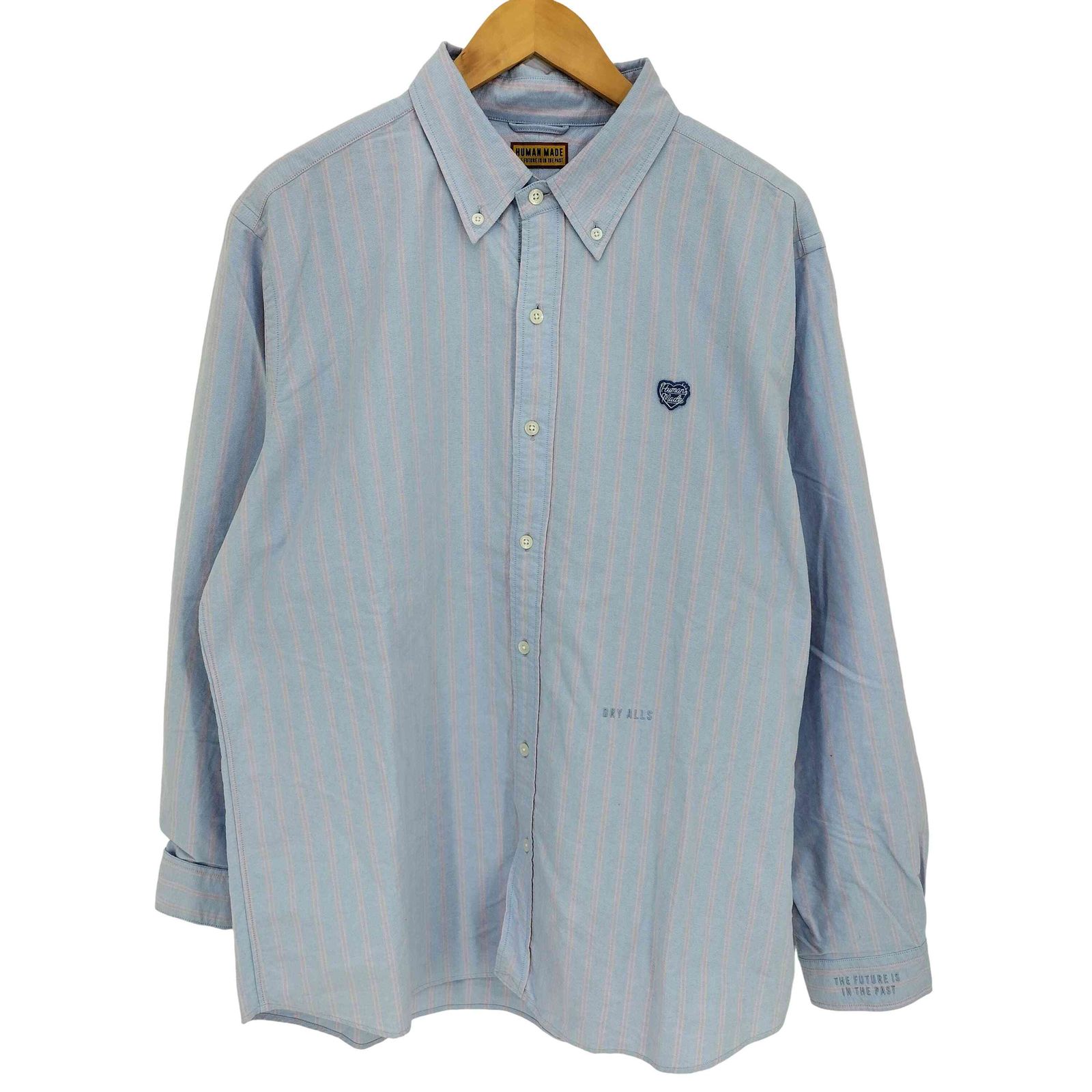 ヒューマンメイド HUMAN MADE 25aw STRIPED OXFORD BD SHIRT メンズ XXL