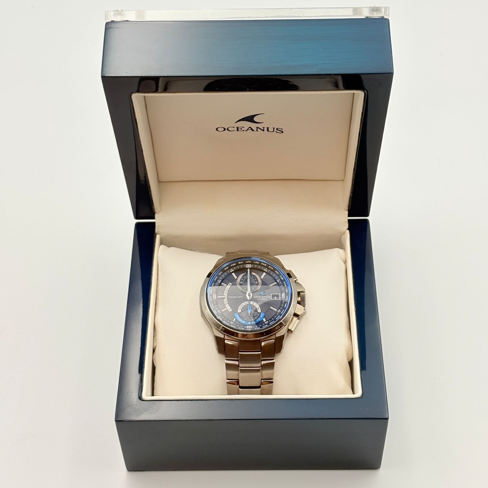美品 CASIO OCEANUS OCW-T1000 カシオ オシアナス チタン サファイア