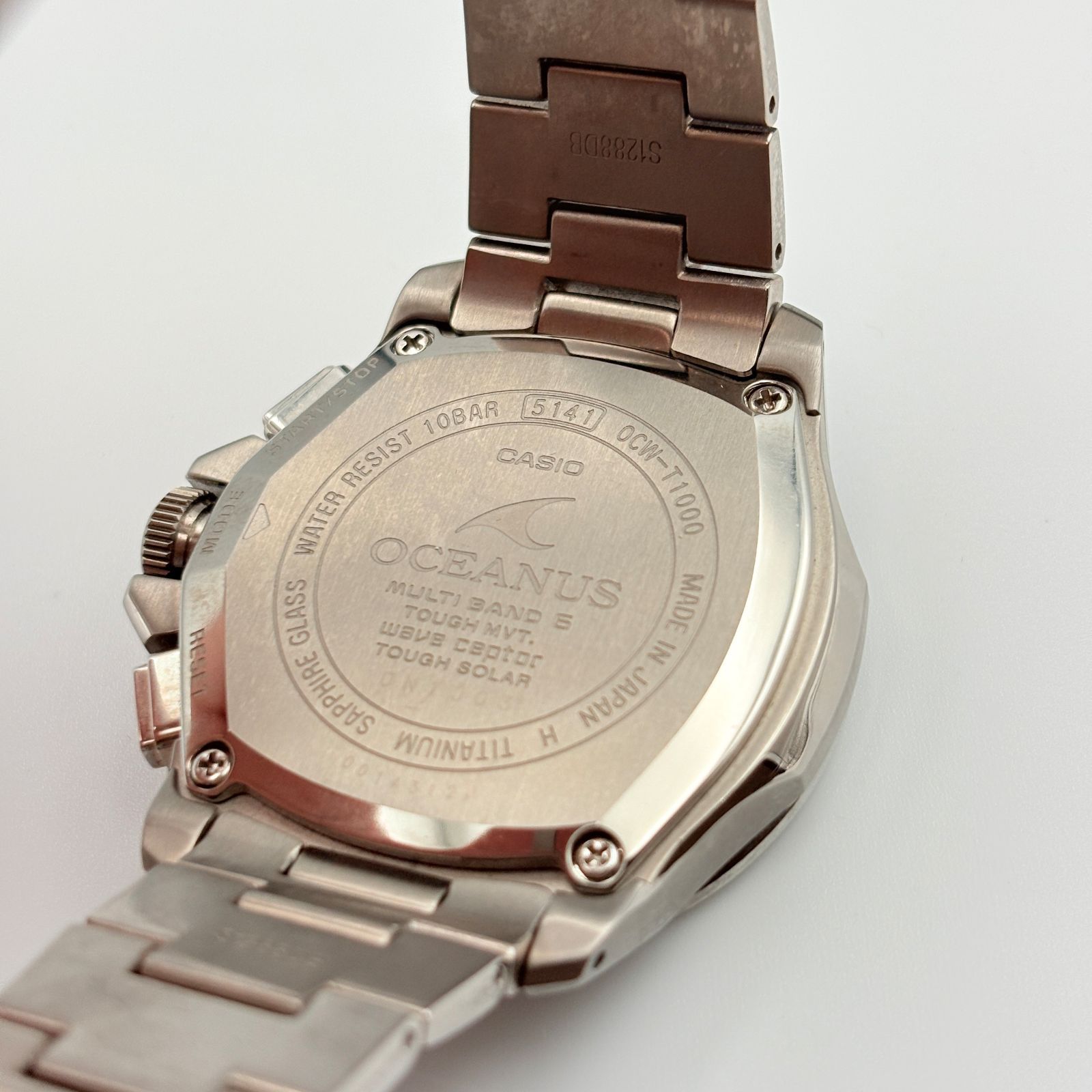 美品 CASIO OCEANUS OCW-T1000 カシオ オシアナス チタン サファイア