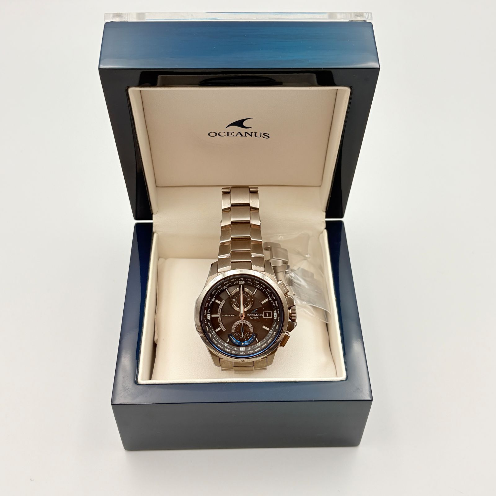 美品 CASIO OCEANUS OCW-T1000 カシオ オシアナス チタン サファイア