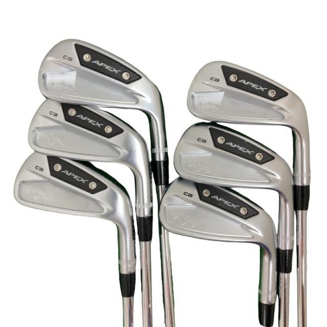 【中古】 キャロウェイ APEX CB(2024) 6S アイアンセット IR Dynamic Gold MID 115 (フレックスS) メンズ 男性用 右利き 右用 Cランク ゴルフクラブ