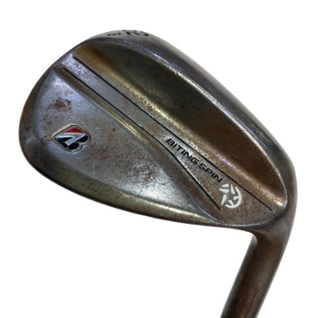 【中古】 ブリヂストン BRIDGESTONE BITING SPIN ノーメッキ 52°/08°M ウェッジ WG 純正特注シャフト (フレックスS) メンズ 男性用 右利き 右用 Cランク ゴルフクラブ