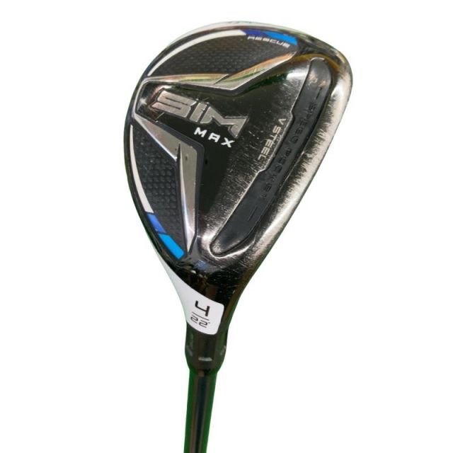 【中古】 テーラーメイド SIM MAX U4 ユーティリティ UT リシャフト (フレックスその他) メンズ 男性用 右利き 右用 Cランク ゴルフクラブ
