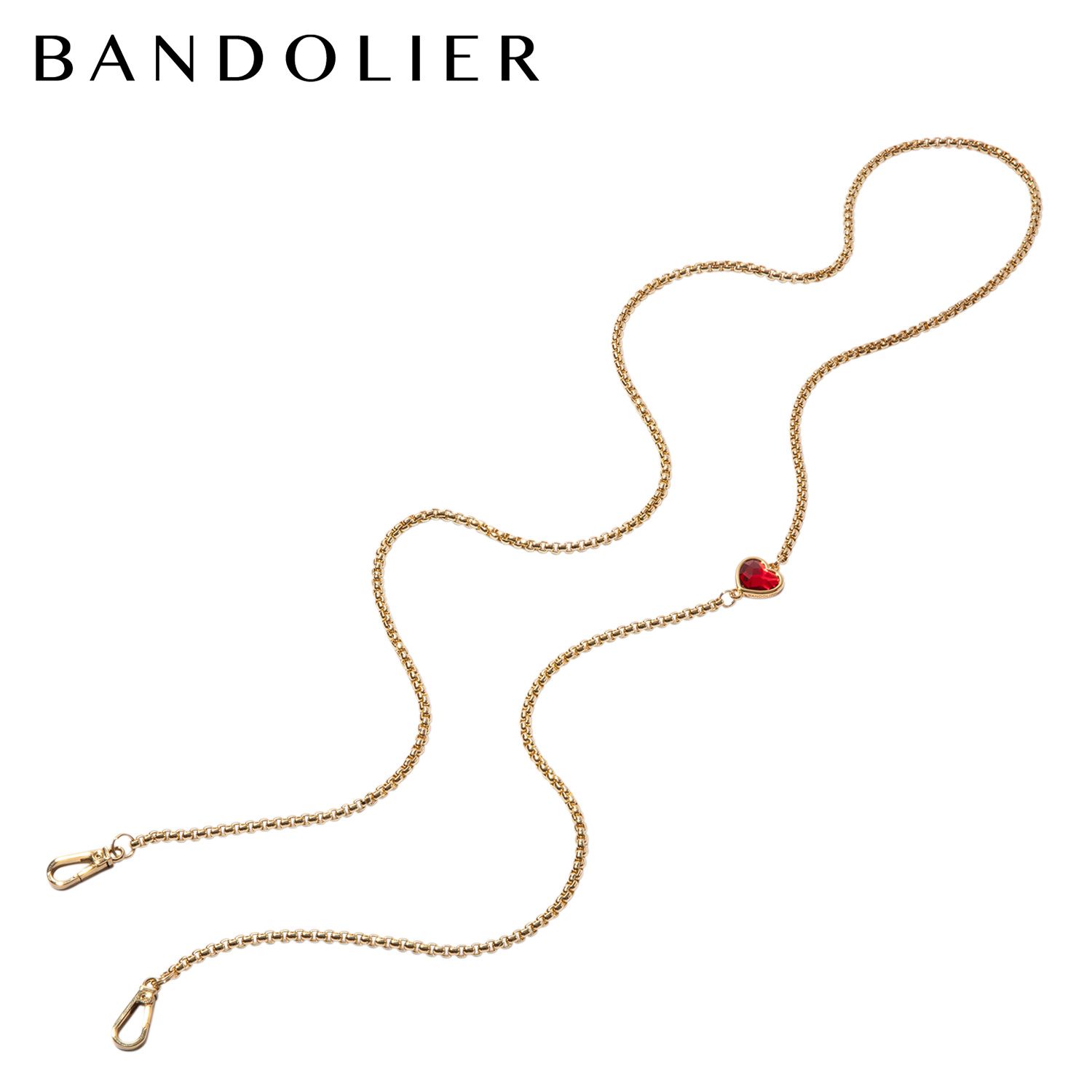 BANDOLIER バンドリヤー ストラップ チェーン スマホケース スマホショルダー用 ハンドストラップ 携帯 落下防止 スワロフスキー メンズ レディース 30SRC