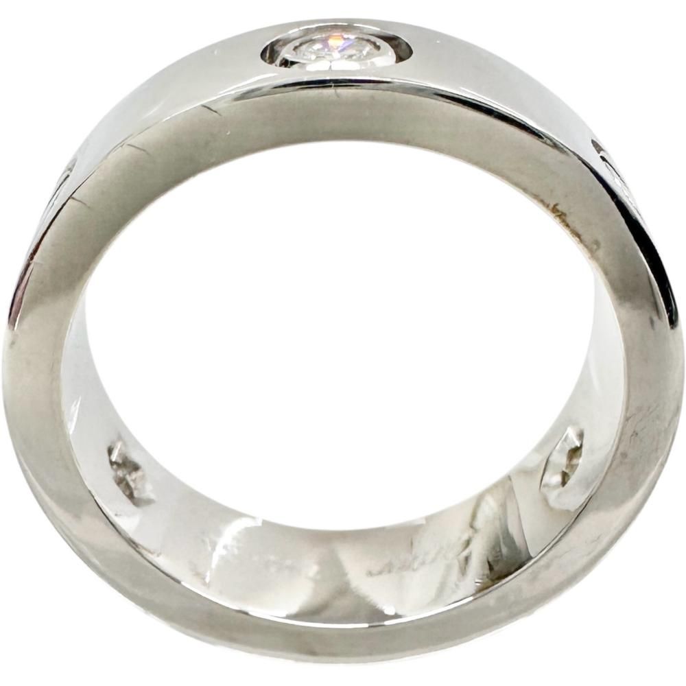 10号 【CARTIER/カルティエ】ラブ 3Pダイヤモンド リング・指輪 K18WG