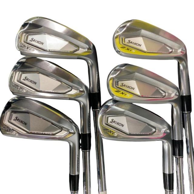 【中古】 ダンロップ SRIXON ZXi5 6S アイアンセット IR NS PRO MODUS3 TOUR105 (フレックスS) メンズ 男性用 右利き 右用 Cランク ゴルフクラブ
