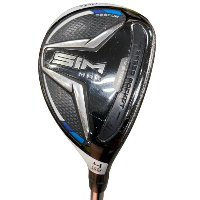 【中古】 テーラーメイド SIM MAX U4 ユーティリティ UT KBS MAX85 JP (フレックスS) メンズ 男性用 右利き 右用 Cランク ゴルフクラブ