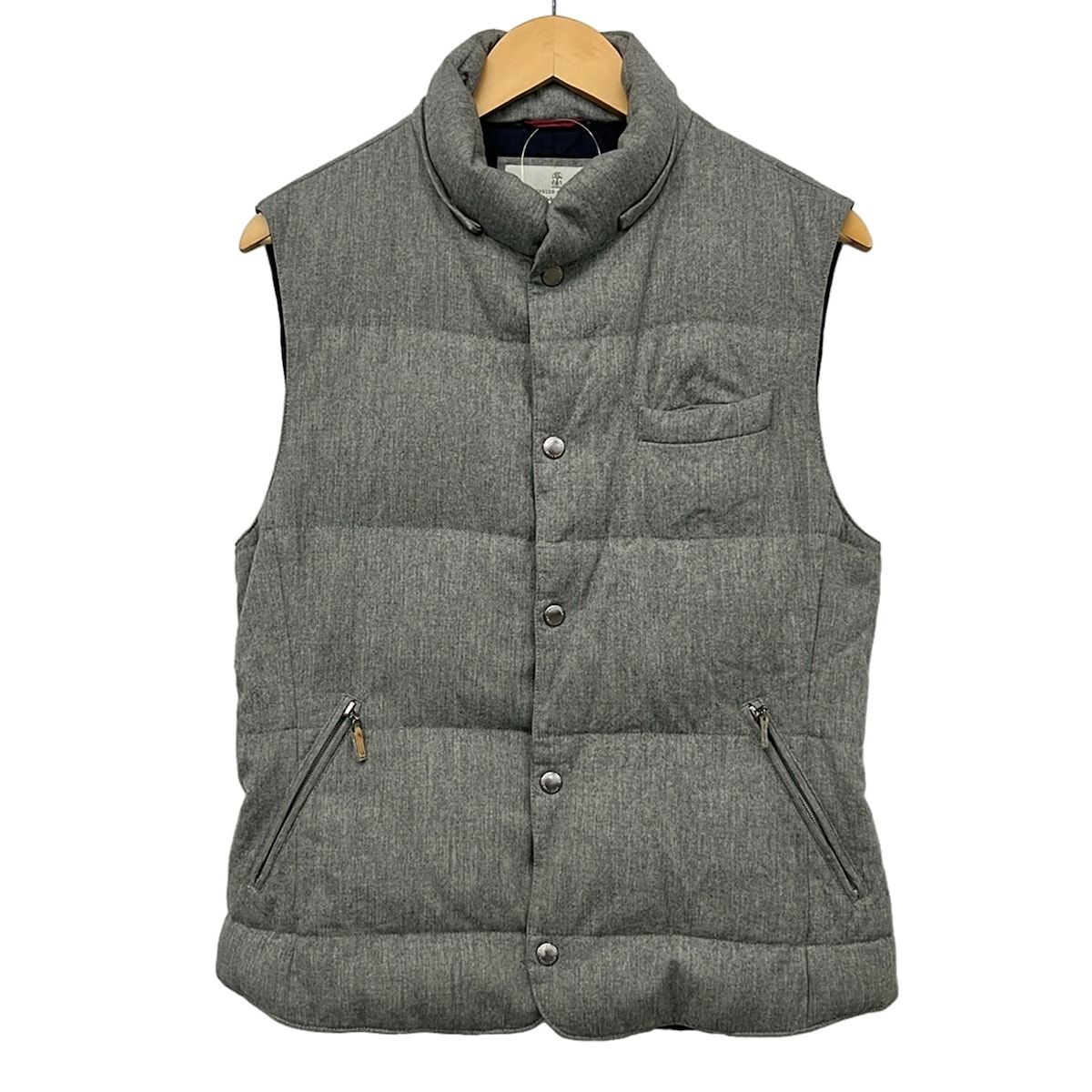 BRUNELLO CUCINELLI(ブルネロクチネリ) ダウンベスト サイズXS美品 - ライトグレー