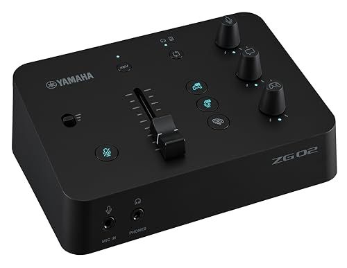 ★新品★ヤマハ YAMAHA ゲーム/配信用オーディオミキサー ゲームストリーミングミキサー ZG02