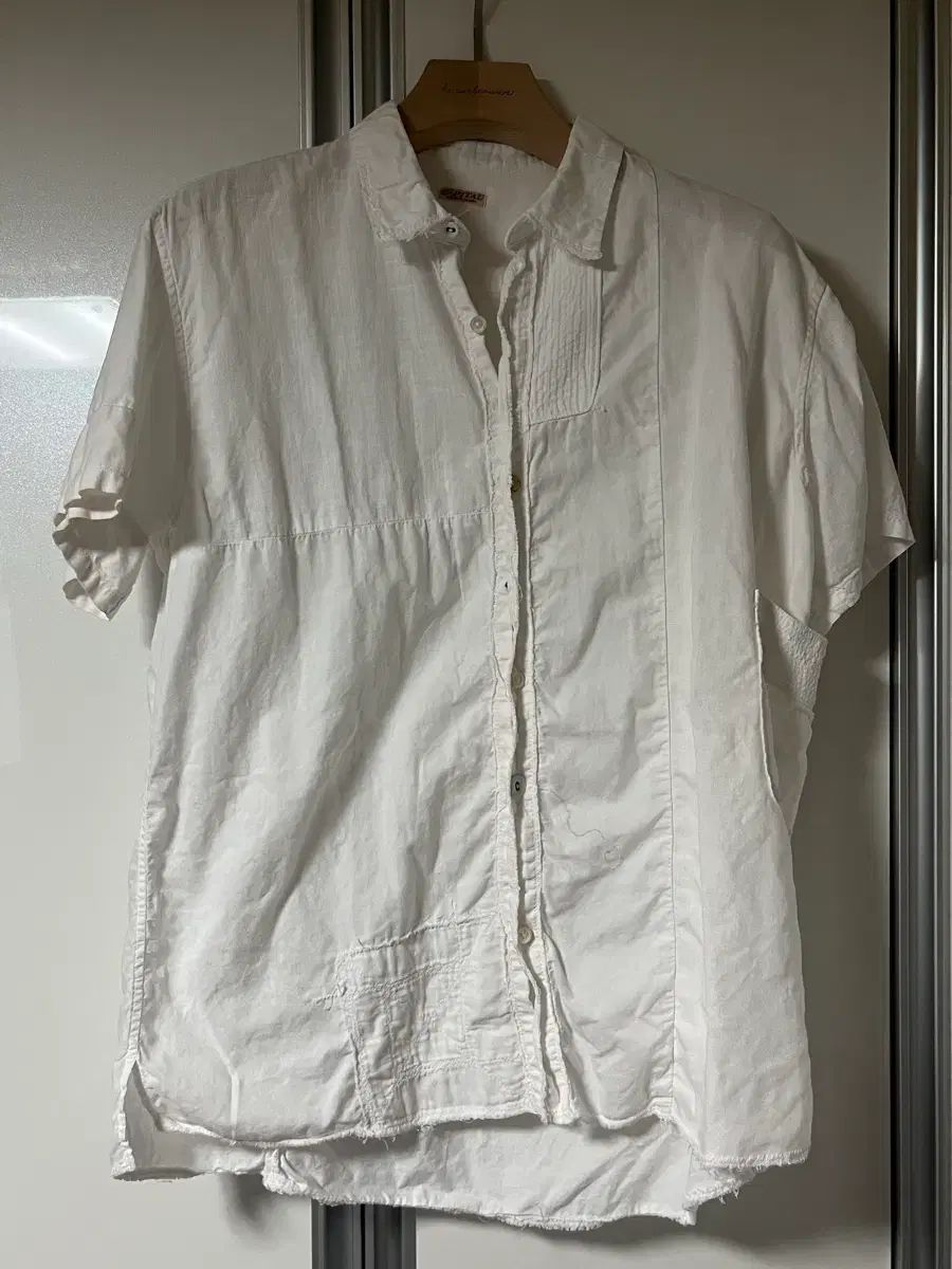 KAPITAL キャピタル ギャザーバッグ 半袖 シャツ (サイズ4 XL)