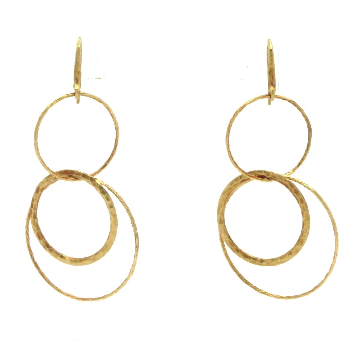 TIFFANY&Co.(ティファニー) ピアス ハマード ピアス K18YG ハンマー加工/フープ