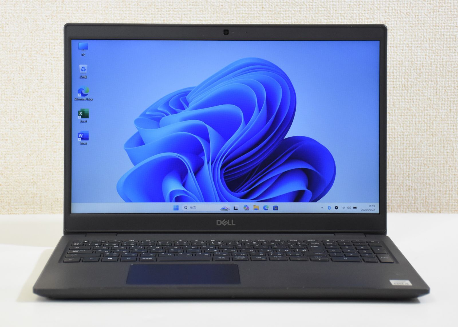 DELL Latitude 3510 / Core i5-10310U / メモリ8G / SSD 256G / 15.6インチ / Webカメラ / Windows 11 / 中古ノートパソコン