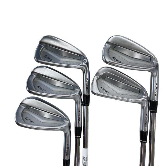 【中古】 ピン i210 6S アイアンセット IR 純正特注シャフト (フレックスS) メンズ 男性用 右利き 右用 Cランク ゴルフクラブ