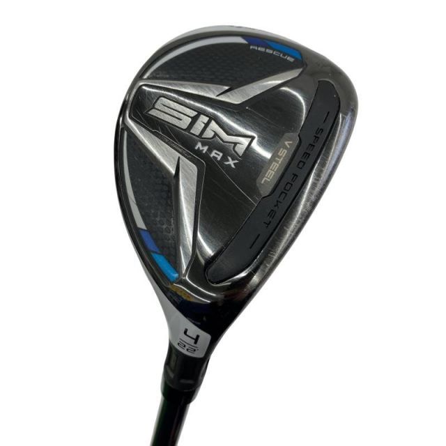 【中古】 テーラーメイド SIM MAX U4 ユーティリティ UT TENSEI BLUE TM60(UT) (フレックスS) メンズ 男性用 右利き 右用 Cランク ゴルフクラブ