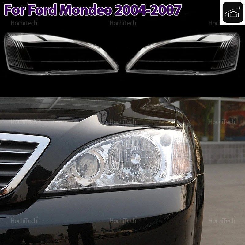 車のヘッドライトカバー、ランプシェルカバー、ランプクリアレンズカバー、フォード モンデオ 2代目 2004 - 2007