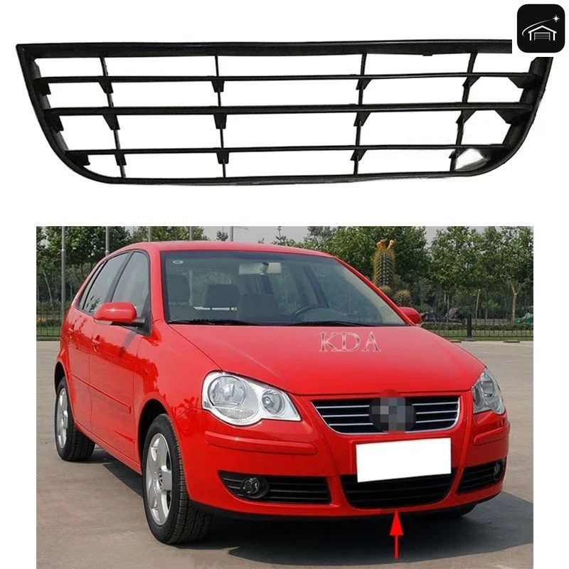 フロントロアバンパーグリル レーシンググリル VW ポロ 2006 - 09 6Q0853677B