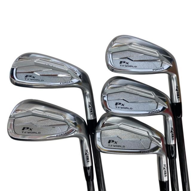 【中古】 本間ゴルフ TOUR WORLD Px 5S アイアンセット IR リシャフト (フレックスその他) メンズ 男性用 右利き 右用 Cランク ゴルフクラブ