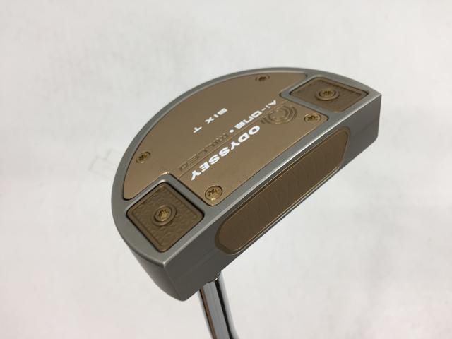 返品OK 【中古ゴルフクラブ】【超美品】オデッセイ Ai-ONE MILLED (ミルド) SILVER SIX T パター STROKE LAB(ストローク ラボ) 90 シャフト パター