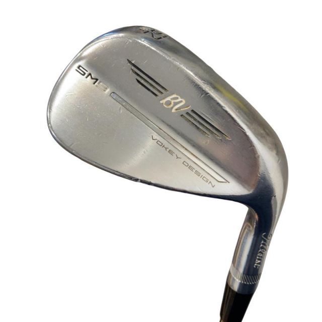 【中古】 タイトリスト VOKEY SPIN MILLED SM9 ツアークロム 52°/08°F ウェッジ WG リシャフト (フレックスその他) メンズ 男性用 右利き 右用 Cランク ゴルフクラブ