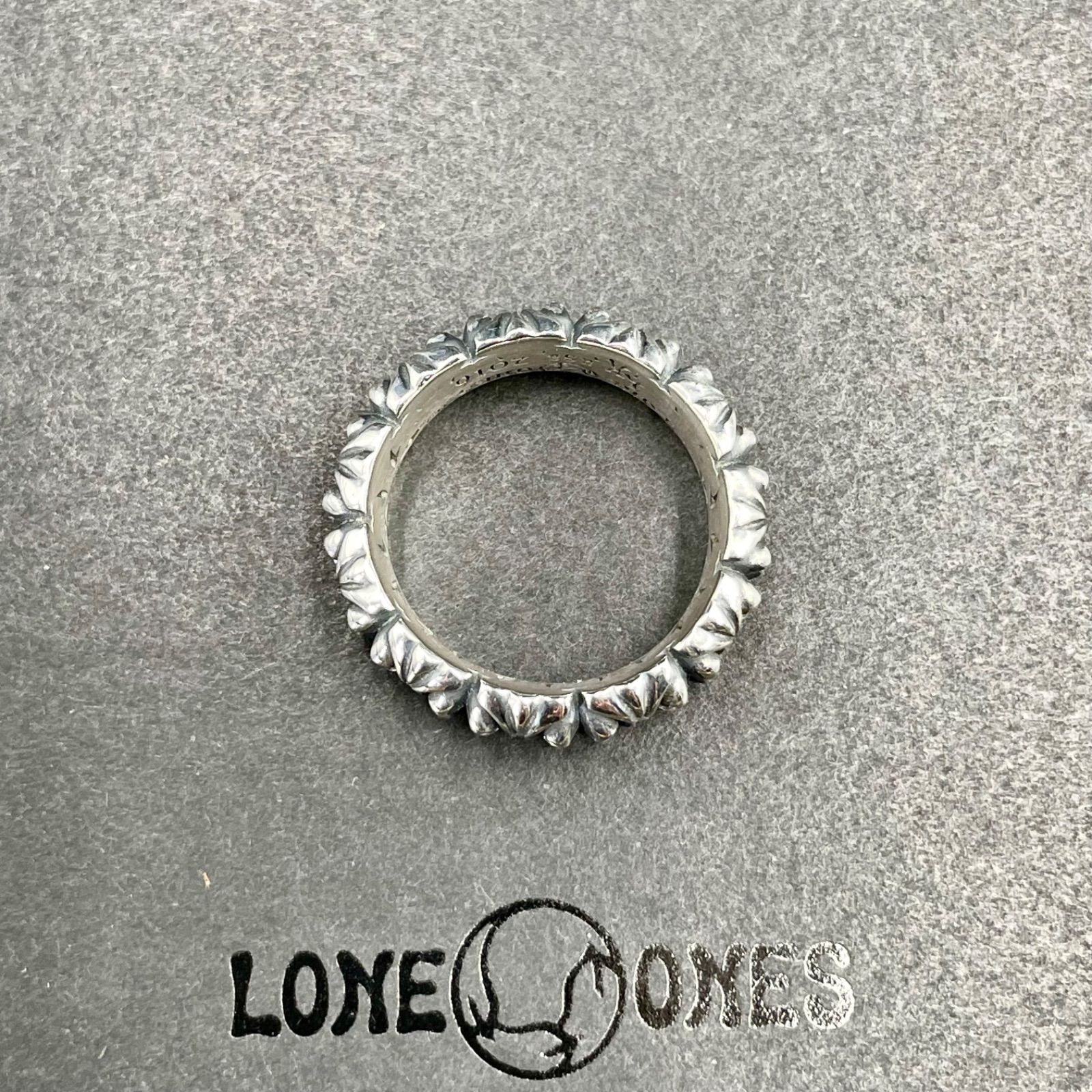 極美品】LONE ONES ロンワンズ MFR-0108 クロム リング クロス SV925