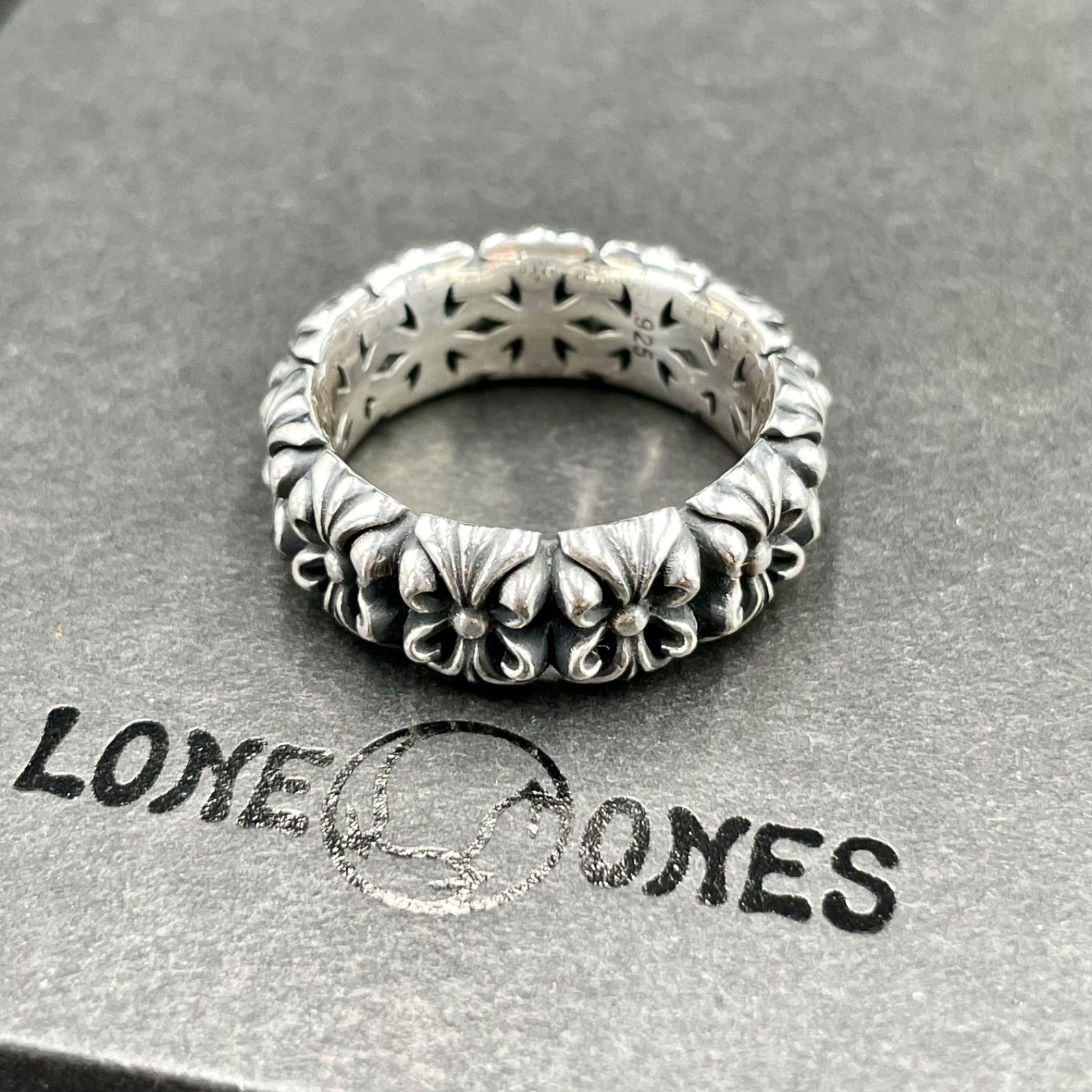 極美品】LONE ONES ロンワンズ MFR-0108 クロム リング クロス SV925