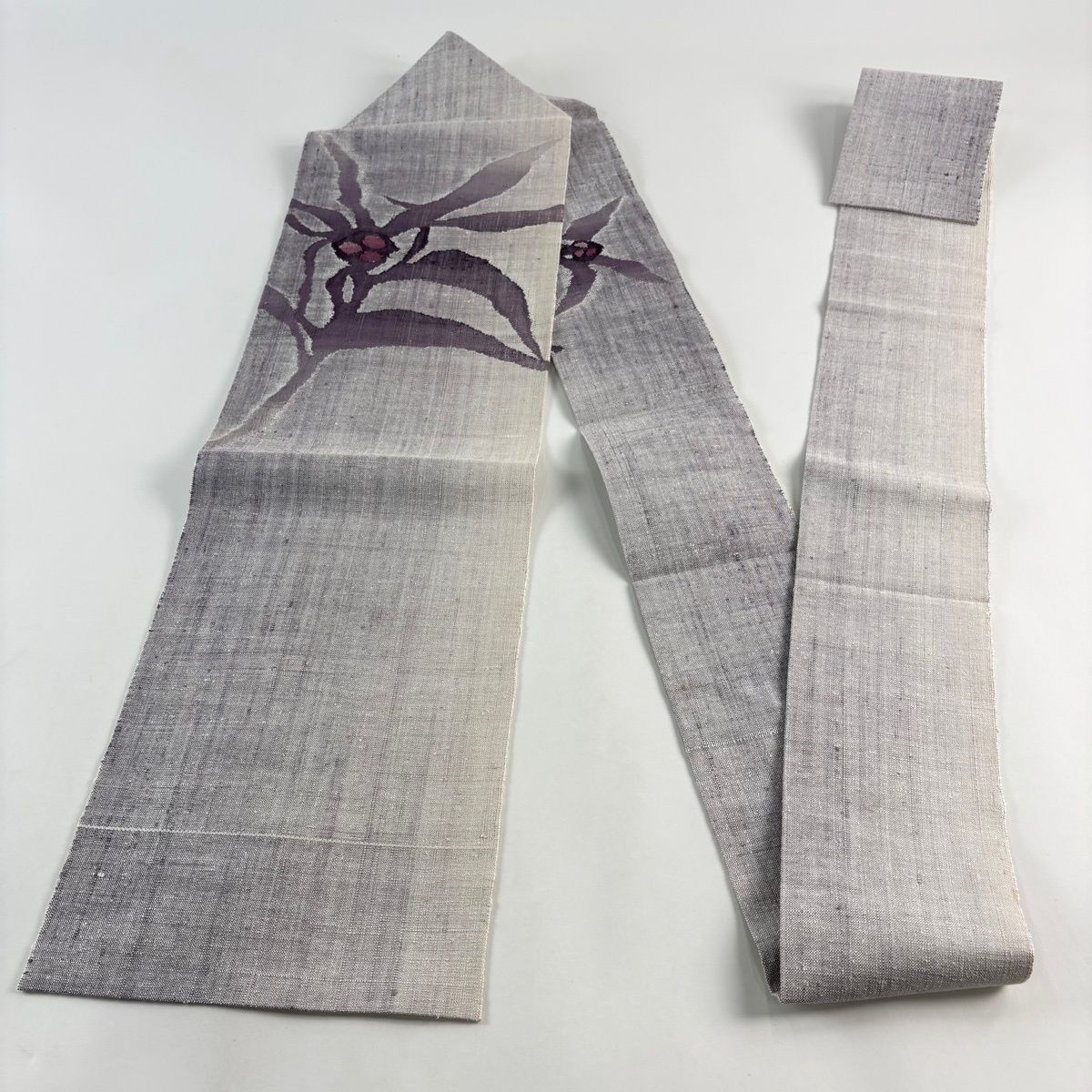 名古屋帯 優品 幾何学模様 紫 正絹 【中古】 - メルカリ