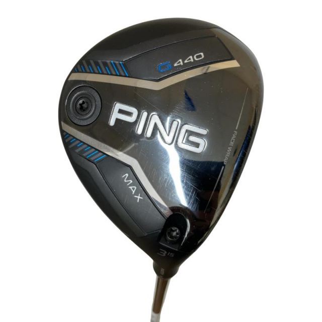 【中古】 ピン G440 MAX 3W フェアウェイウッド FW PING TOUR 2.0 BLACK 65(FW) (フレックスS) メンズ 男性用 右利き 右用 Cランク ゴルフクラブ