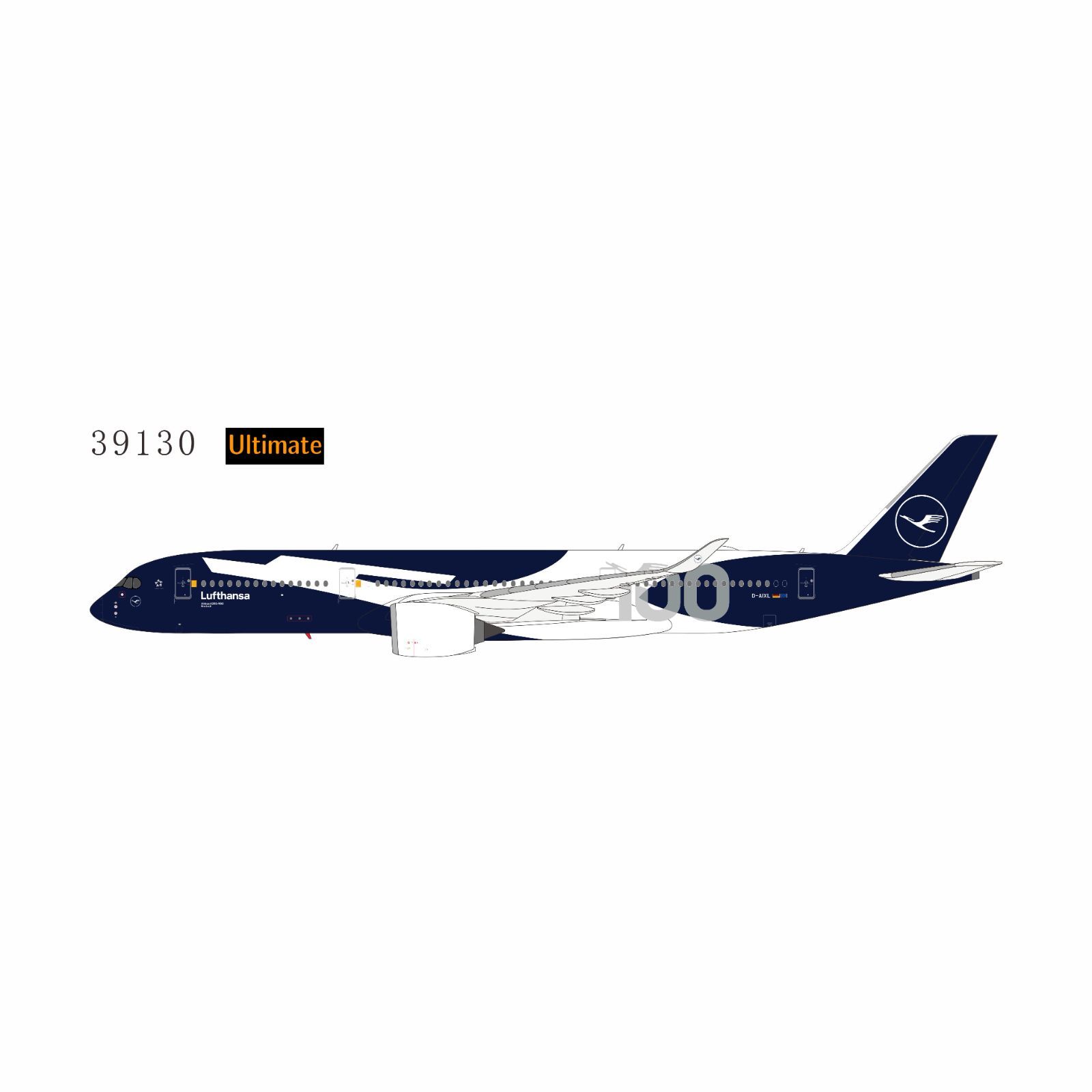 NGmodel ルフトハンザ A350-900 D-AIXL 100周年記念塗装 1/400 39130